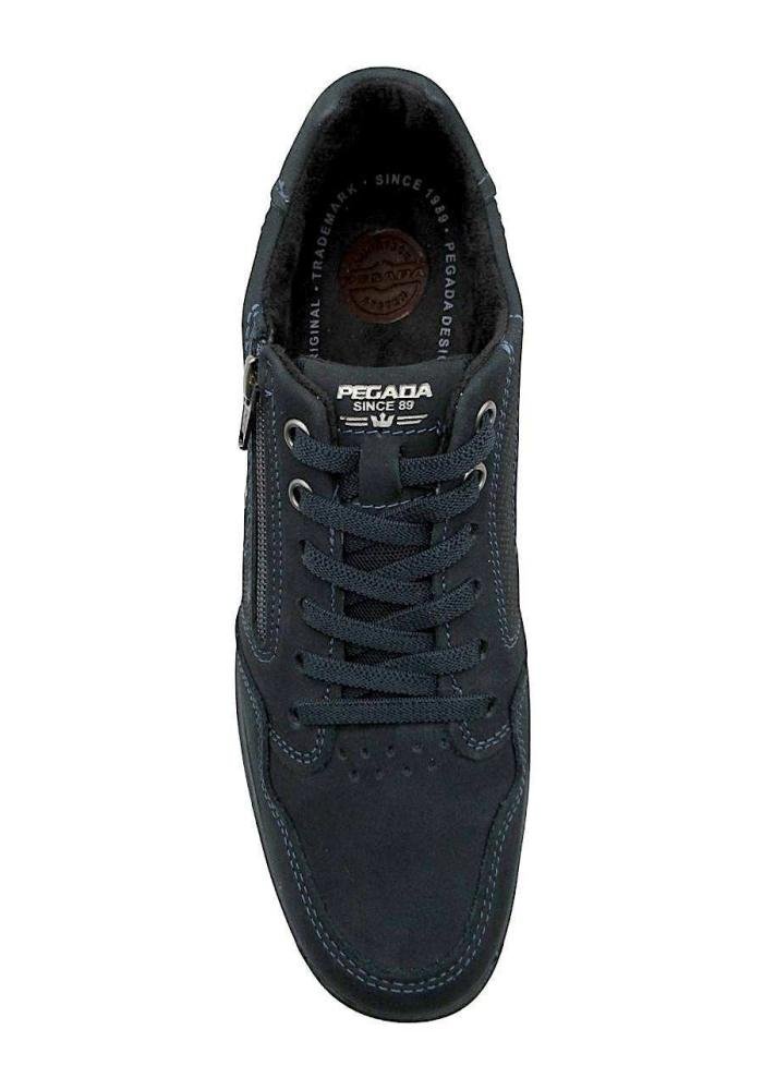 Sapatênis Pegada Masculino Couro Nobuck 111801 Azul 2