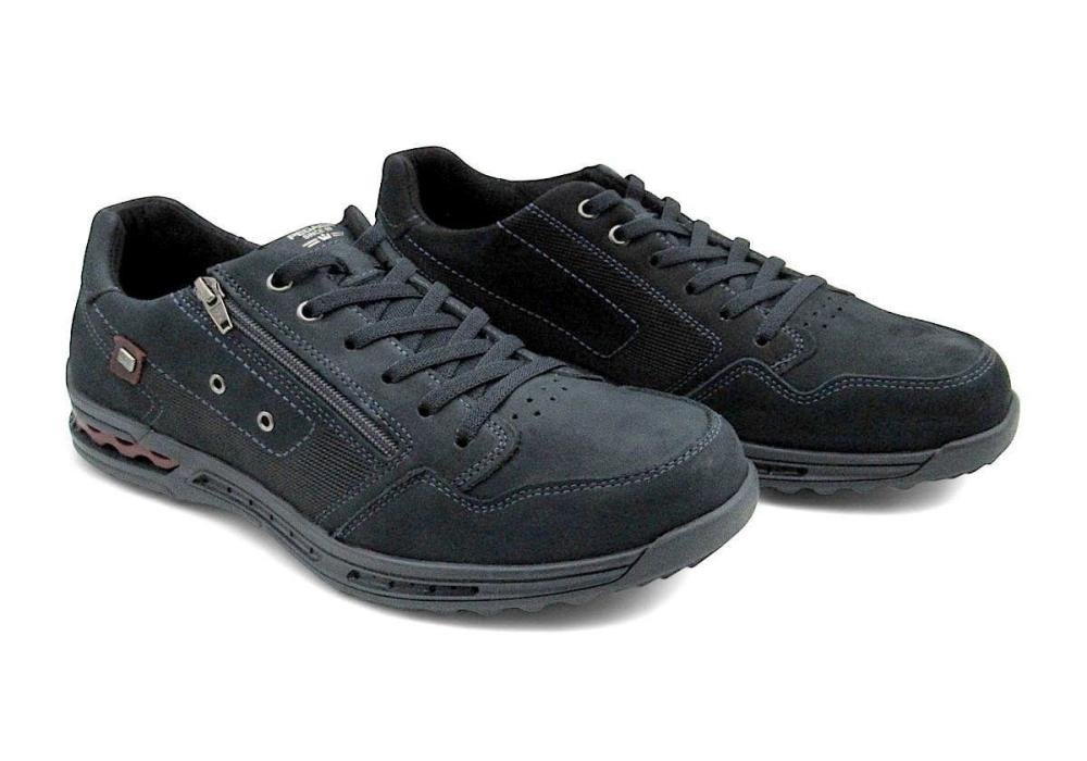 Sapatênis Pegada Masculino de Couro 511801 Azul 2