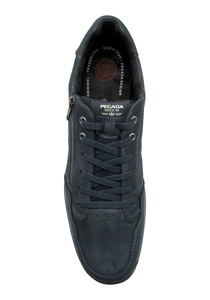 Sapatênis Pegada Masculino de Couro 511801 Azul 3