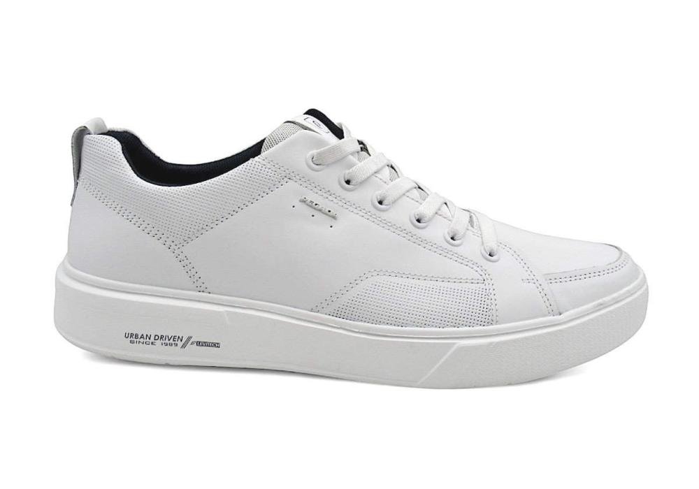 Sapatênis Pegada Numeração Especial Masculino de Couro 511902