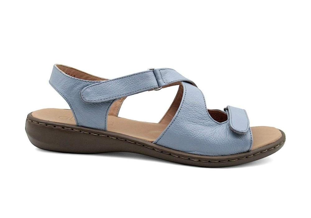 Sandália Feminina Papete de Couro Alexxa Opananken Ajuste 63602