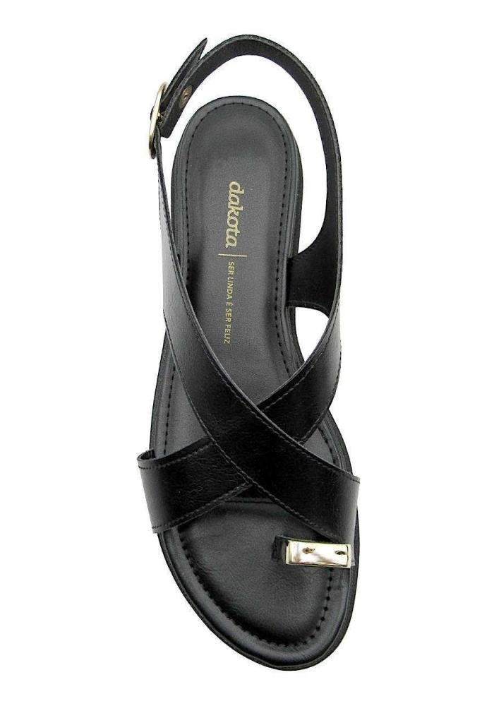 Sandália Feminina Dakota Boho Confort Y9283 Preto