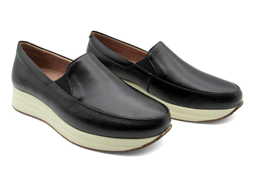 Sapatênis Feminino Anabela Alexxa Opananken 65215 Preto 2