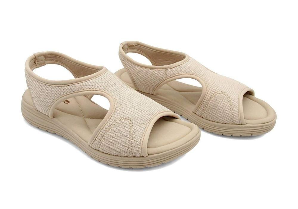 Sandália Feminina Comfortflex Papete 2551302 Bege 2