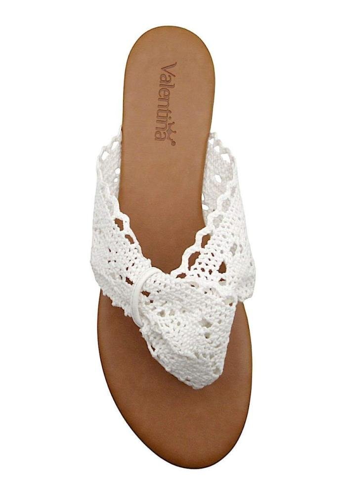 Tamanco Rasteiro de Dedo Valentina 272201 Branco Branco 3