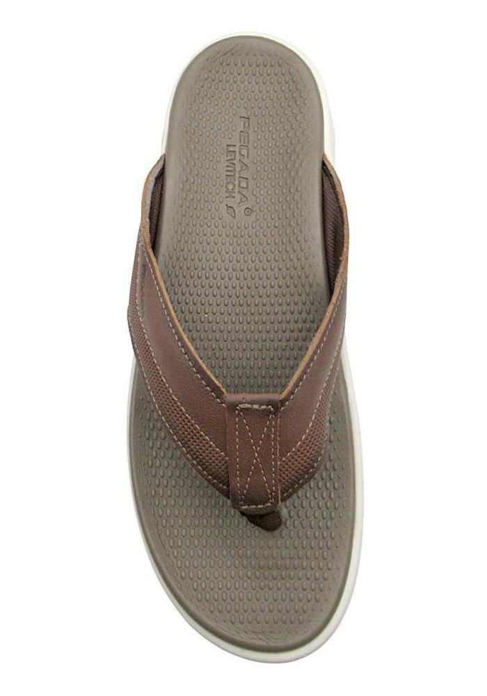 Chinelo de Dedo Masculino Pegada Couro 134701 Marrom 3