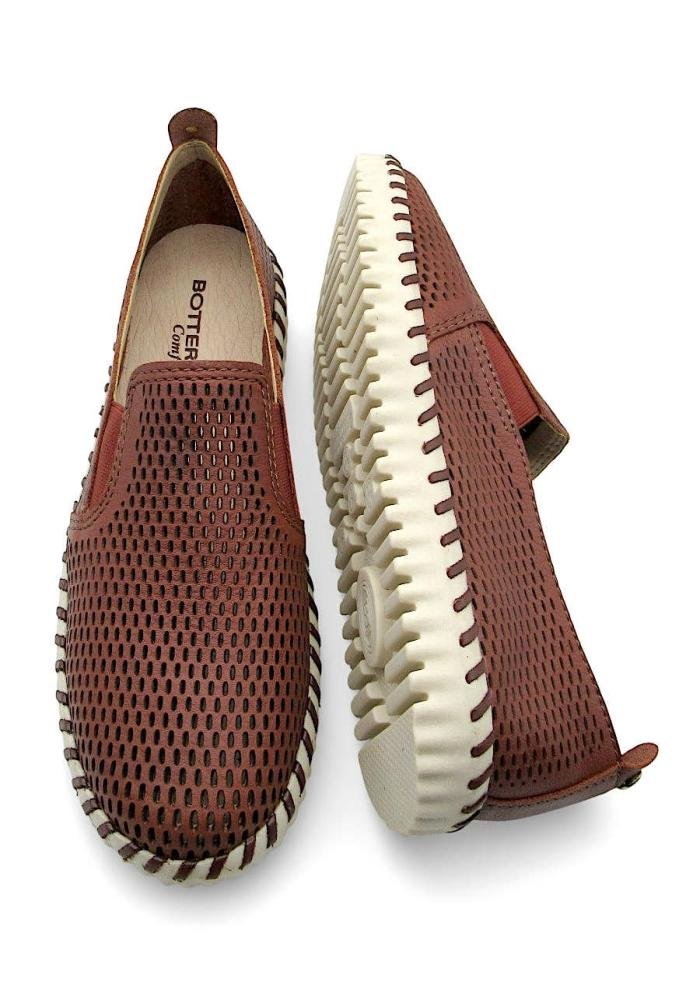 Sapatênis Bottero Feminino de Couro 374112 Marrom 4