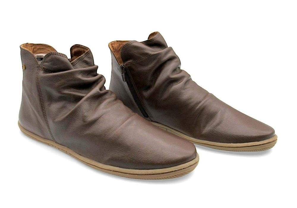 Bota Rasteira Feminina em Couro Marrom Perlatto Conforto FIZ2609 Marrom 2