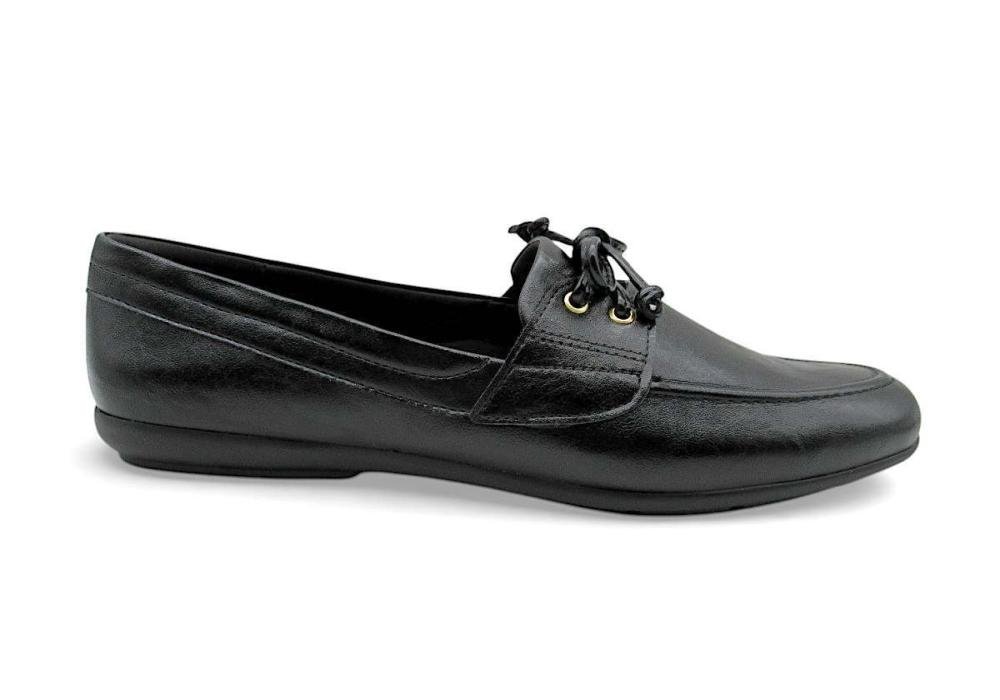 Mocassim Feminino Comfortflex Preto Conforto