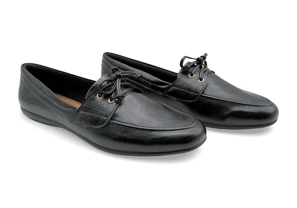 Mocassim Feminino Comfortflex Preto Conforto Preto 2