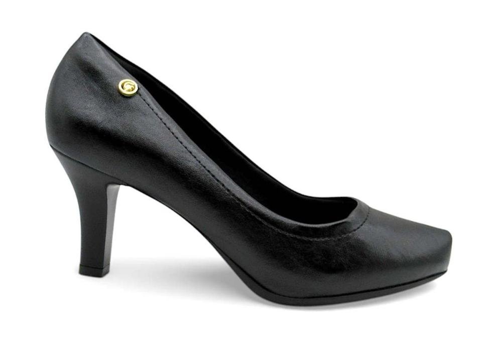 Sapato Scarpin Comfortflex Preto 2685301
