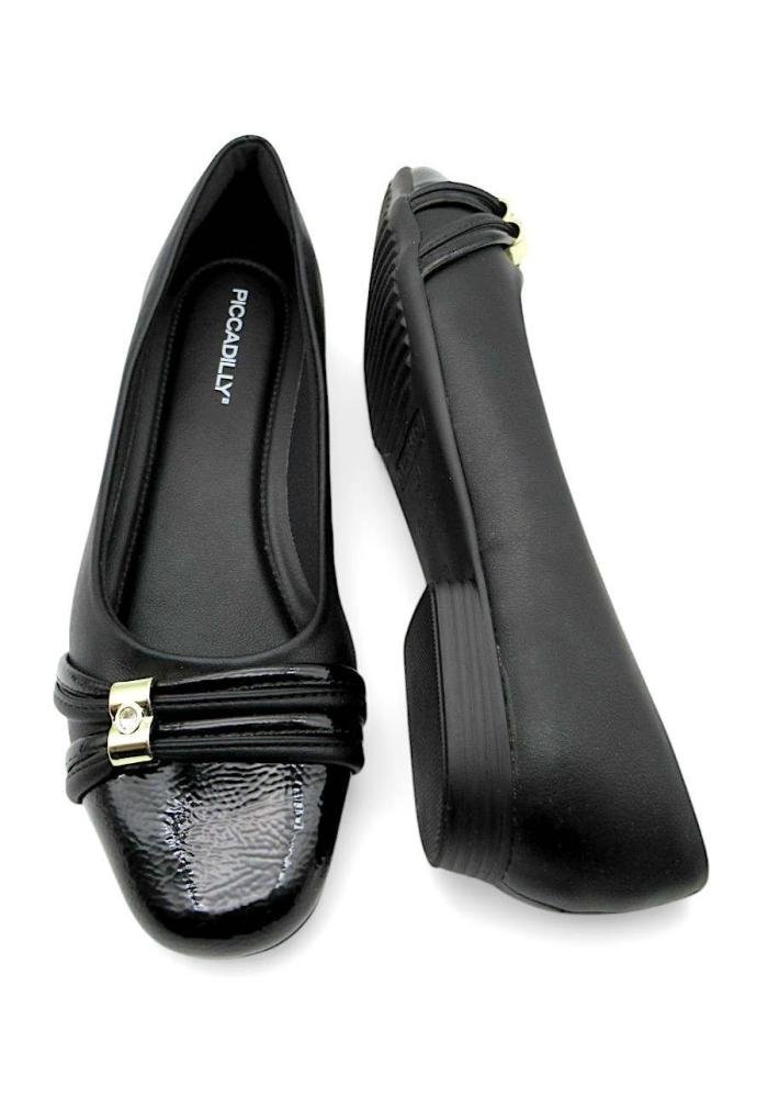 Sapatilha Piccadilly Preta Stretch 250276 Preto 4