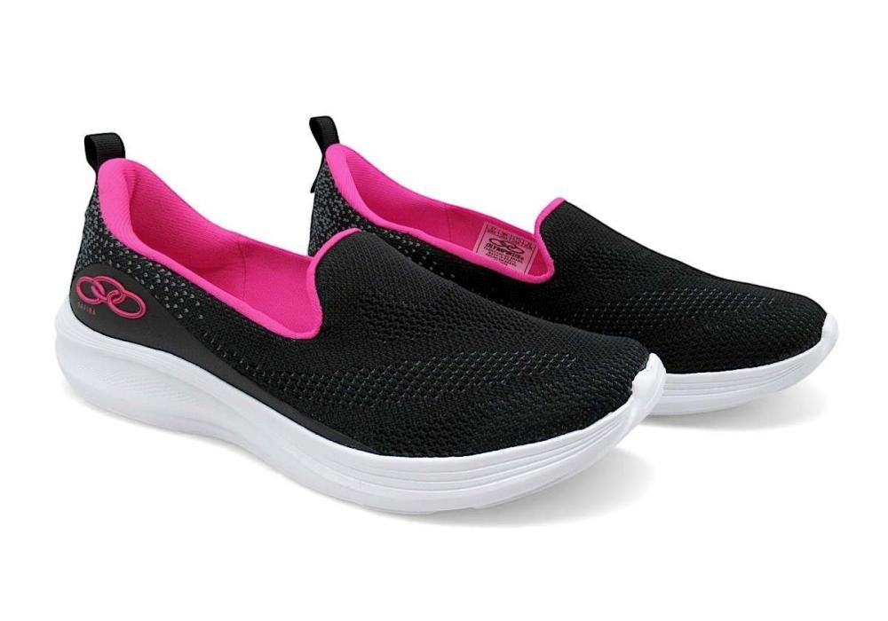 Tênis Olympikus Safira Feminino Preto/Pink 2
