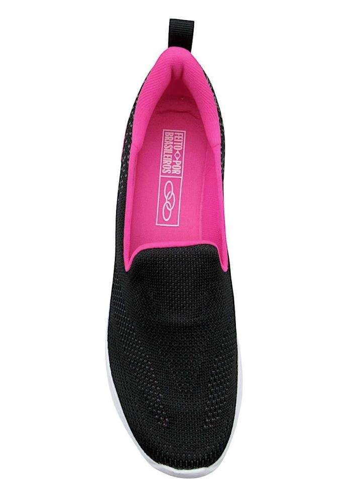 Tênis Olympikus Safira Feminino Preto/Pink 3