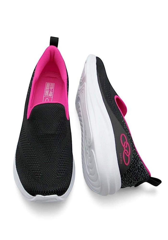 Tênis Olympikus Safira Feminino Preto/Pink 4