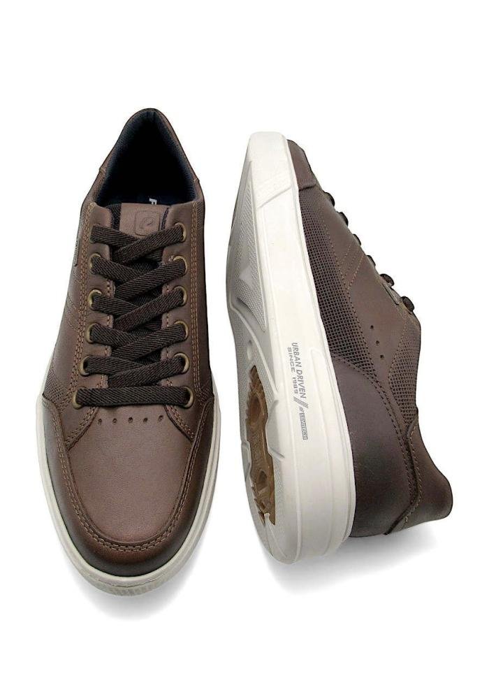 Sapatênis Pegada Masculino de Couro 111909 Marrom 5