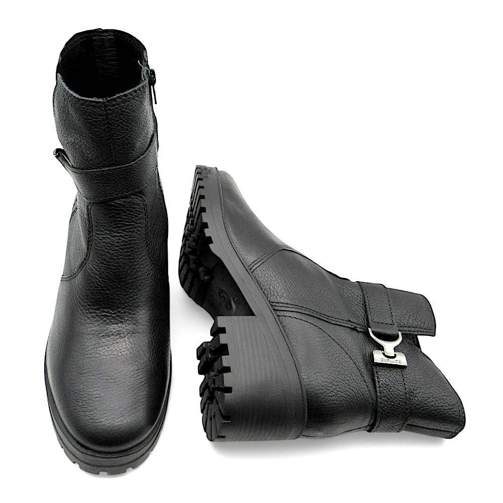 Bota Feminina Bottero Cano Curto de Couro 349114 Preto 5