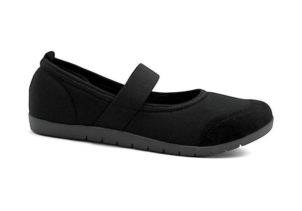 Sapato Boneca Sapatênis Feminino Alexia Fernanda AM22 Preto 1