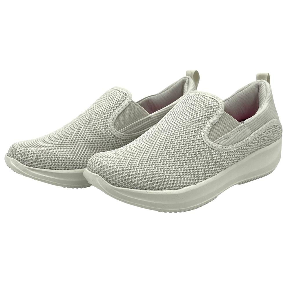 Tênis Slip On Feminino Cinza 1