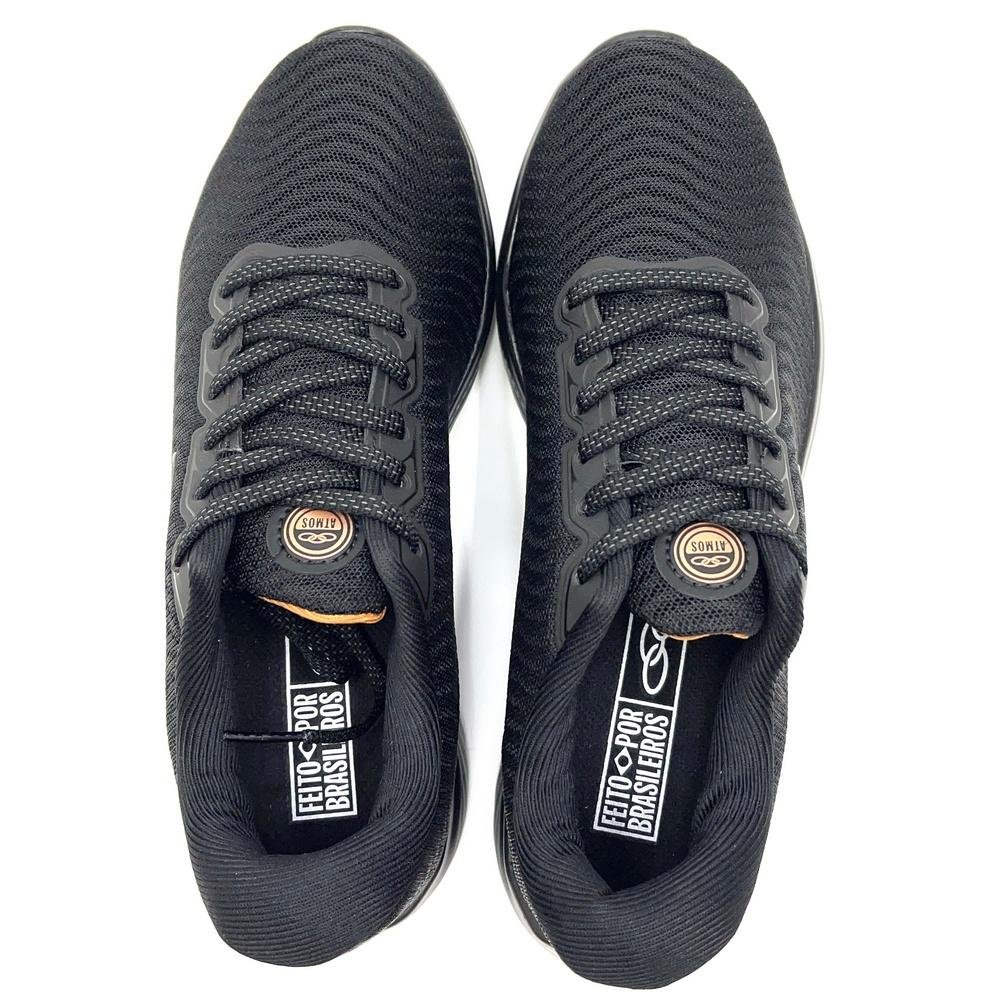 Tênis Olympikus Esportivo Atmos com Cadarço Feminino Preto 4
