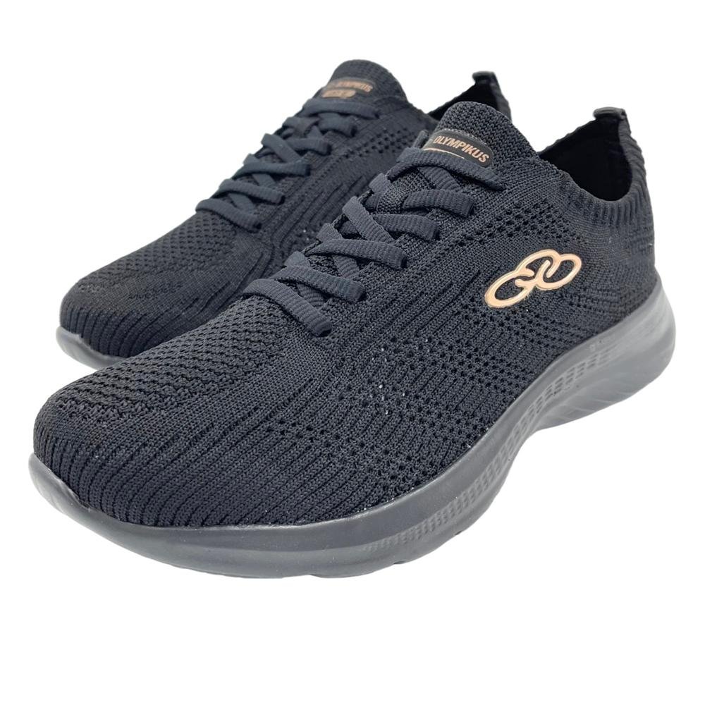 Tênis Olympikus Esportivo Ultraleve com Cadarço Feminino Preto 3