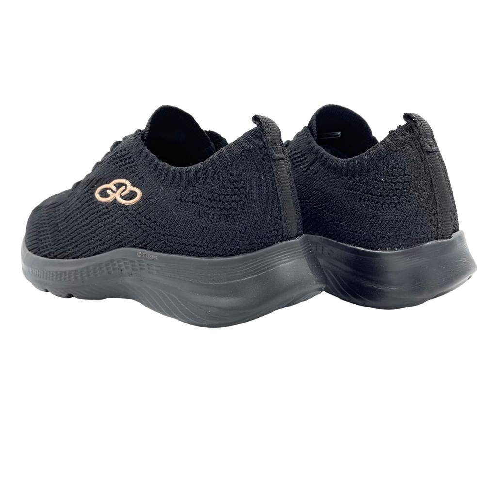 Tênis Olympikus Esportivo Ultraleve com Cadarço Feminino Preto 4