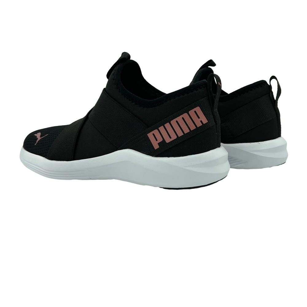 Tênis Puma Esportivo Slip On Feminino Preto 2