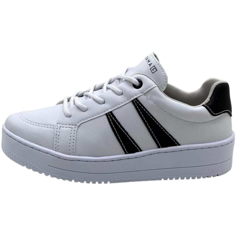 Tênis Ramarim Casual com Cadarço Feminino Branco 2
