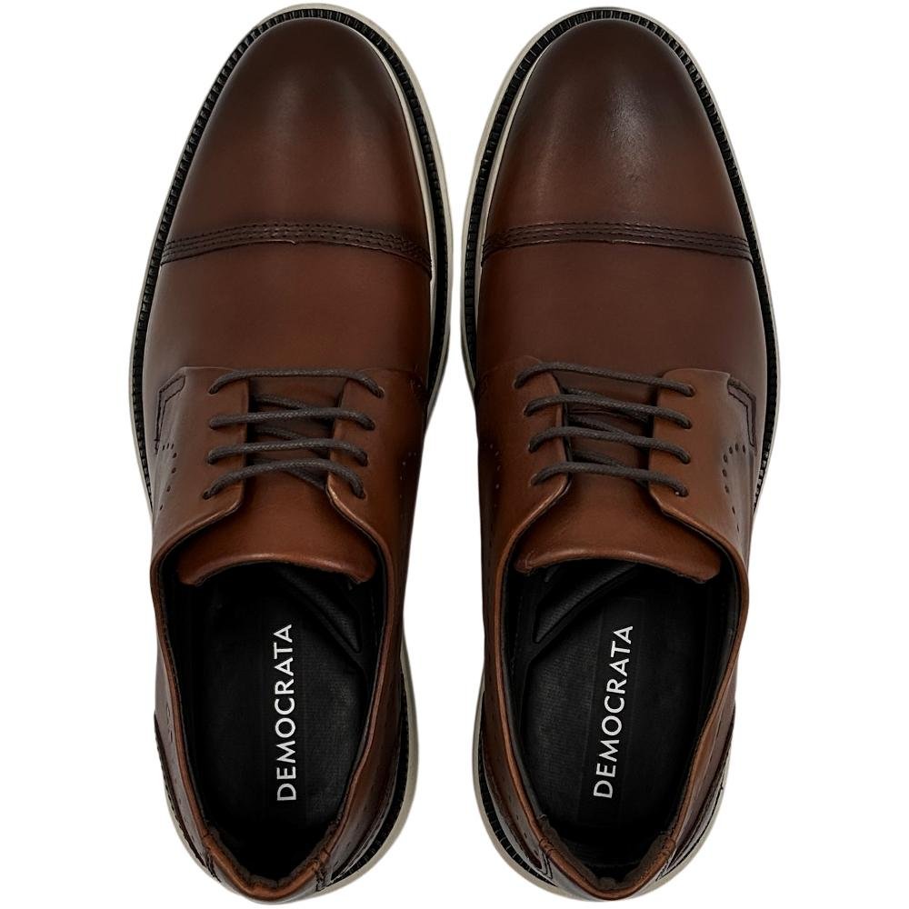 Sapato Democrata Casual Bay Masculino Marrom 4