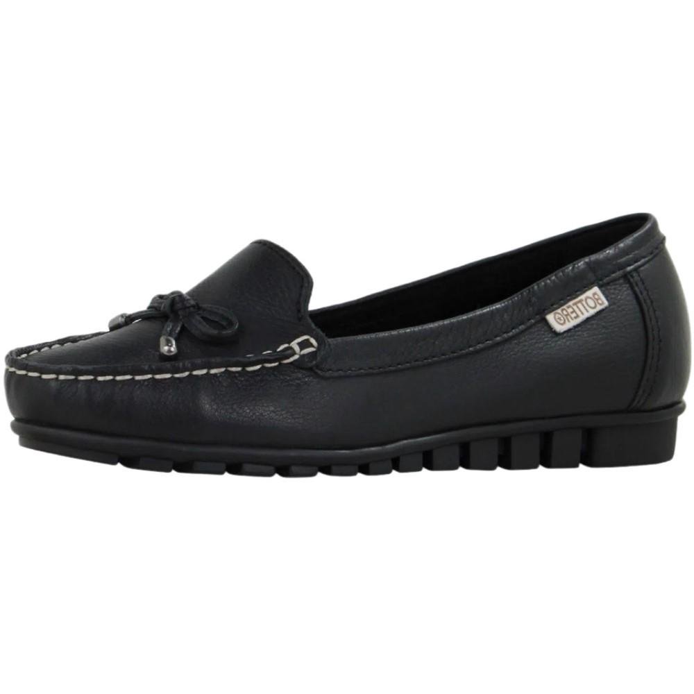 Sapato Bottero Mocassim Summer Burnish Feminino Preto 2