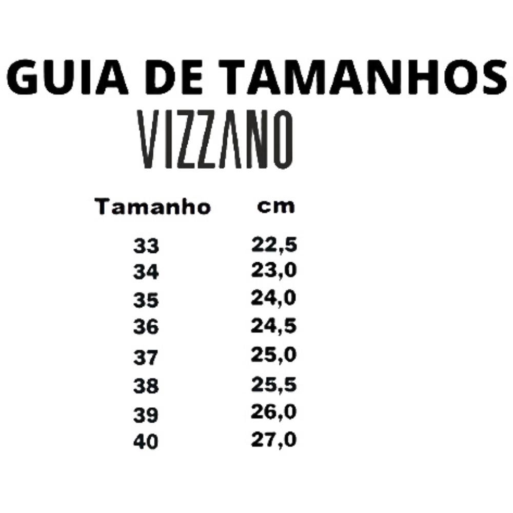 Sandália Vizzano Social com Strass Salto Bloco Feminina Preto 5
