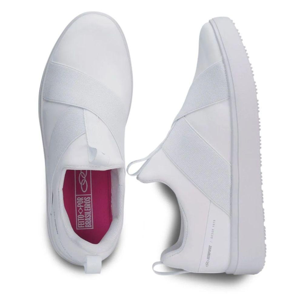 Tênis Olympikus Slip On Feminino Branco 4