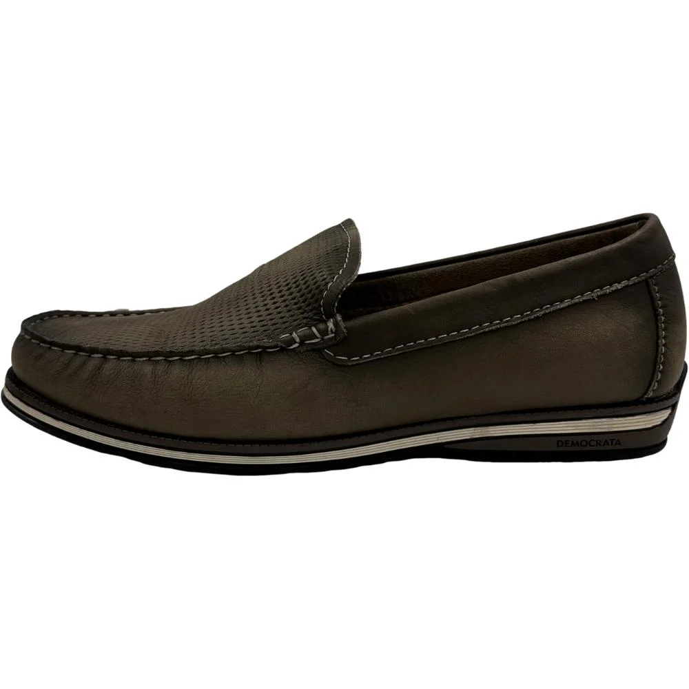 Sapato Democrata Mocassim Ted Masculino Marrom 2