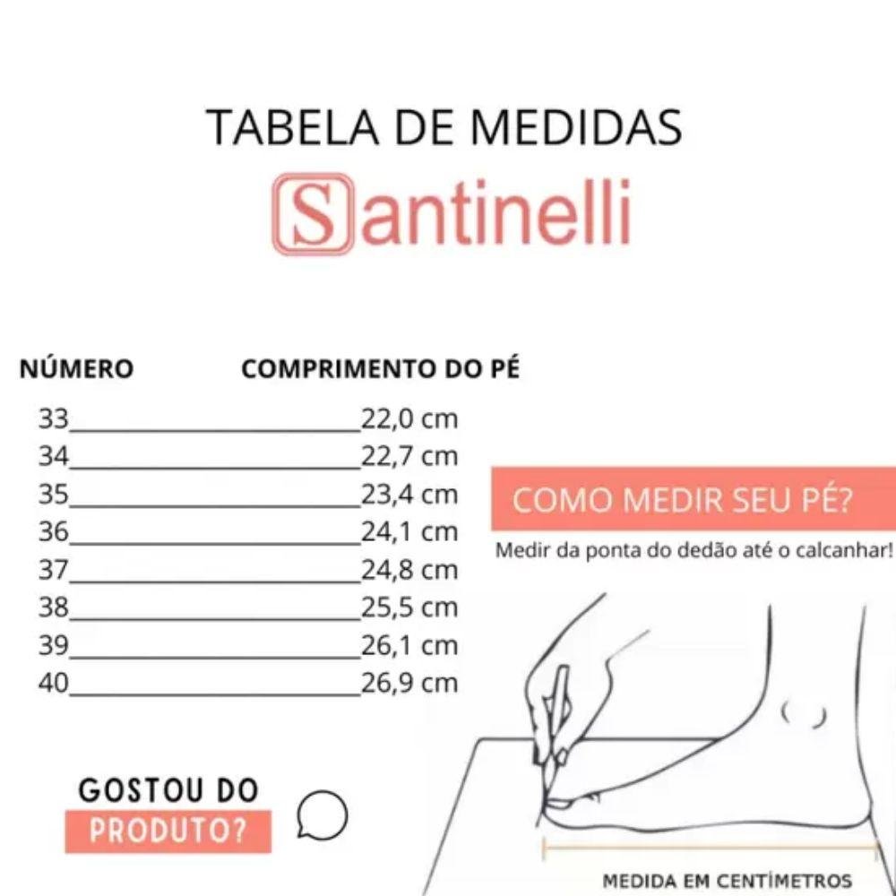 Sapatilha Santinelli Fechada Bico Fino com Brilho Feminina Rosa 5