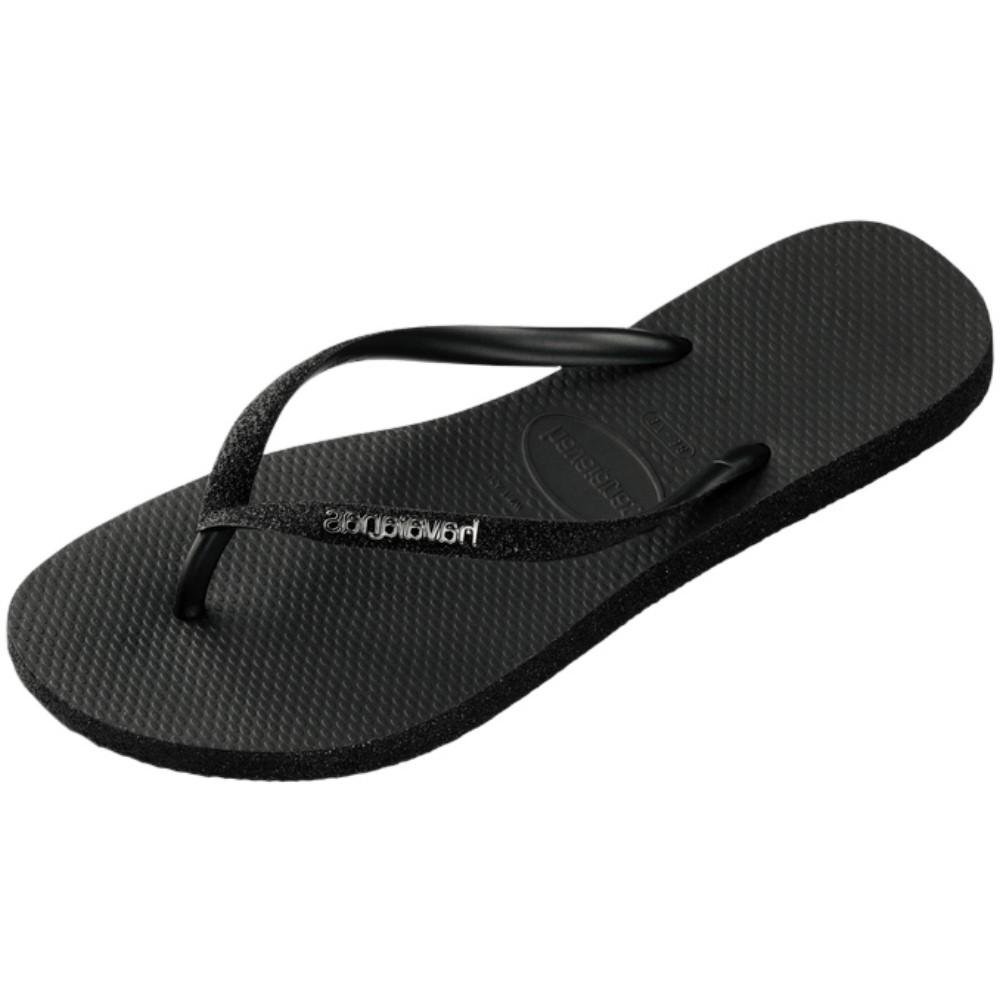 Chinelo Havaianas Slim Sparkle Feminino Preto 2