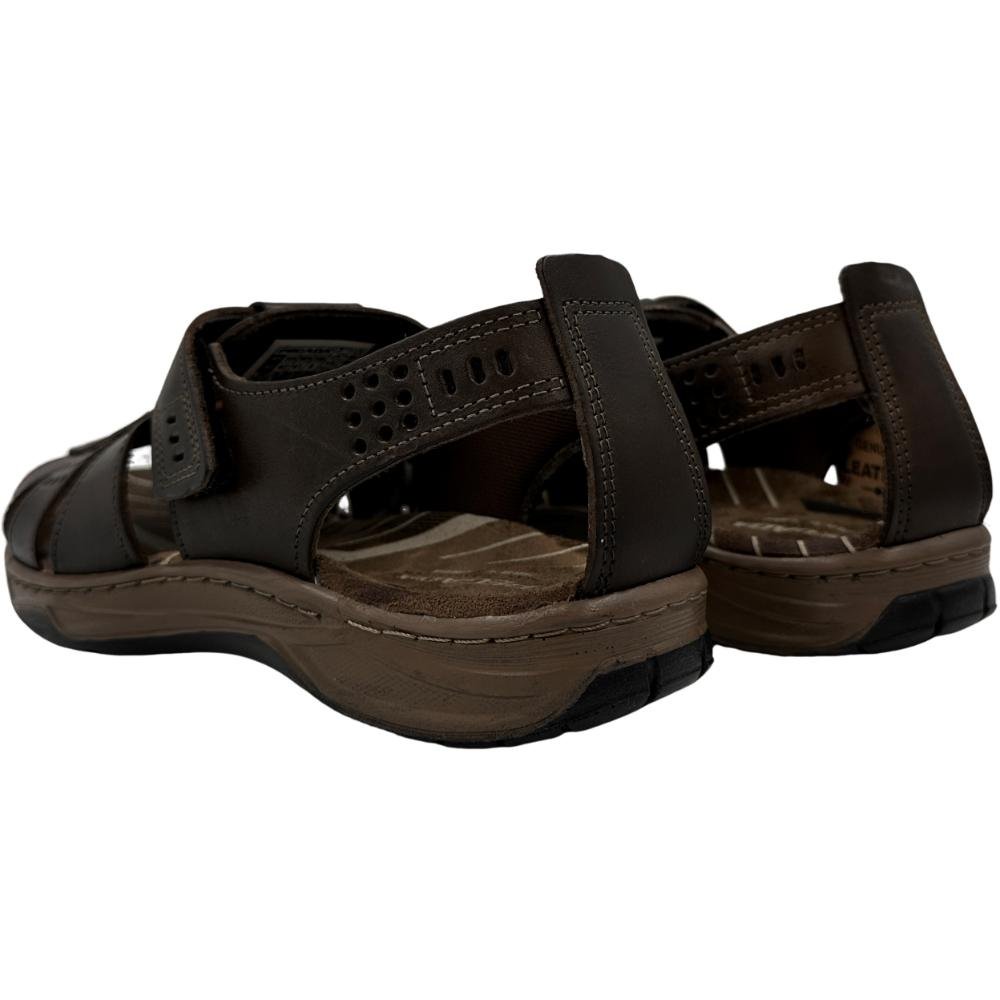Sandália Pegada Fechada Masculina Marrom 3