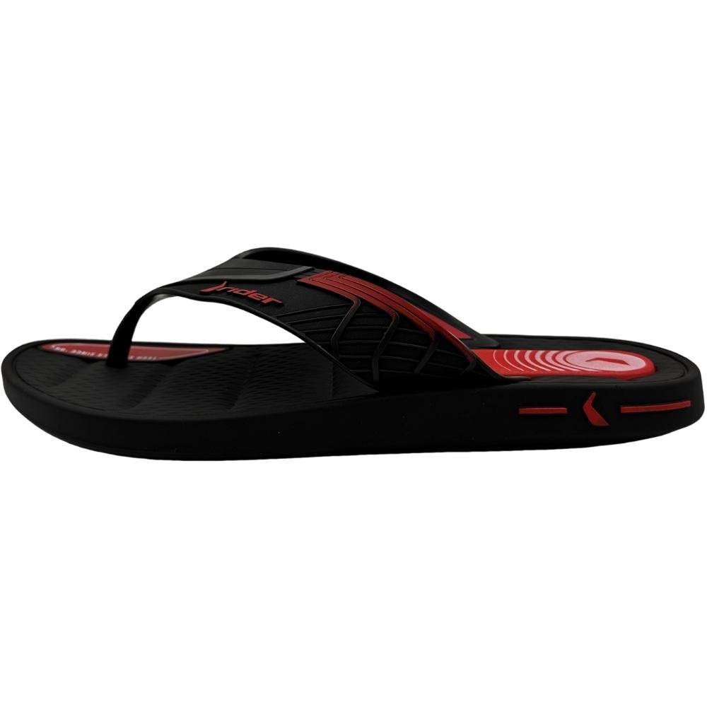 Chinelo Rider Tira Larga Sprint Masculino Preto 2