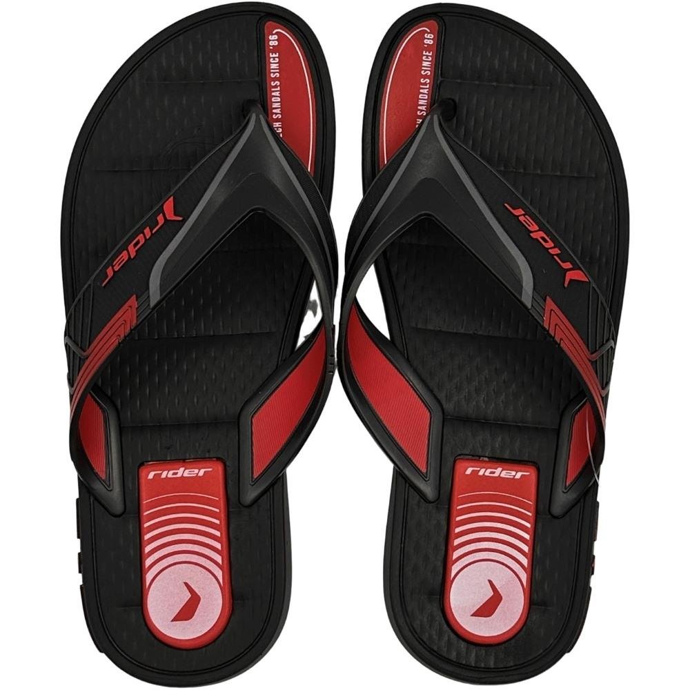 Chinelo Rider Tira Larga Sprint Masculino Preto 4