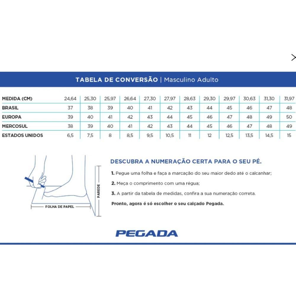 Sapato Social Pegada 126306 Masculino 3886 Preto 5