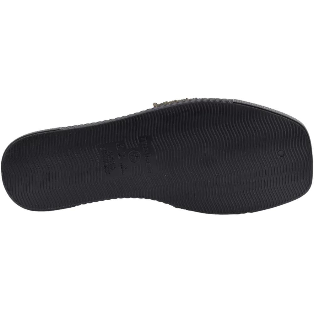 Chinelo Moleca Slide Rasteira Feminino Preto 4