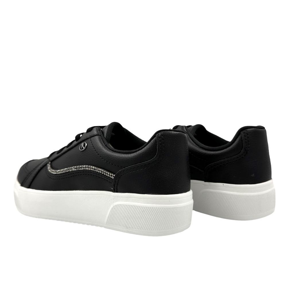 Tênis Kolosh Casual com Brilho Feminino Preto 3