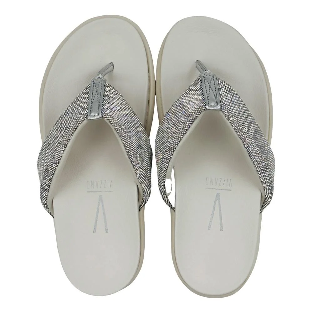 Chinelo Vizzano Papete Flatform Feminina Branco 4