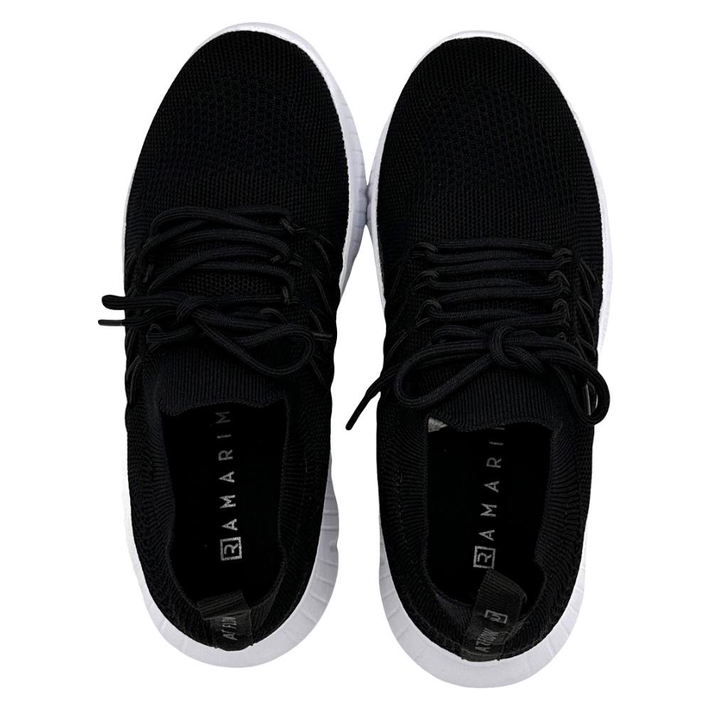 Tênis Ramarim Casual Slip On com Cadarço Feminino Preto 4