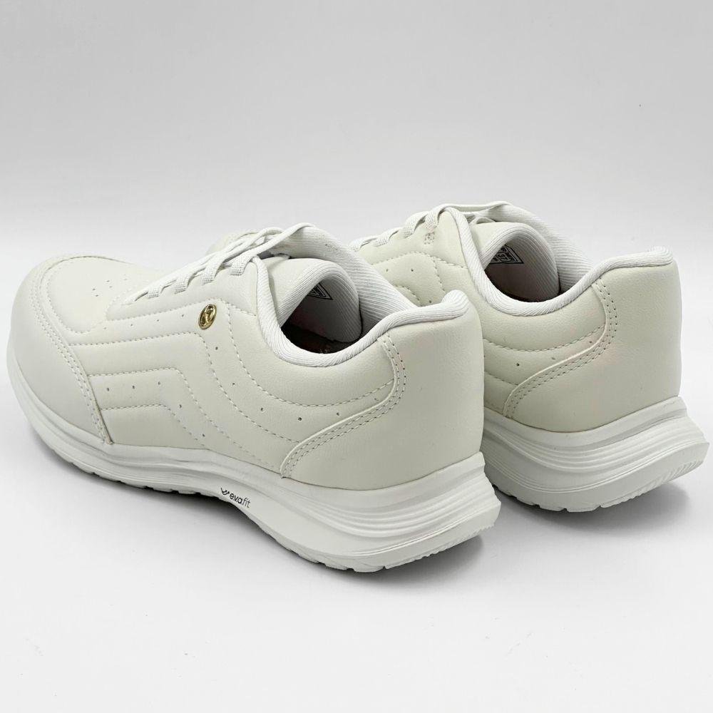 Tênis Kolosh Esportivo Cadarço Elástico Feminino Off White 3