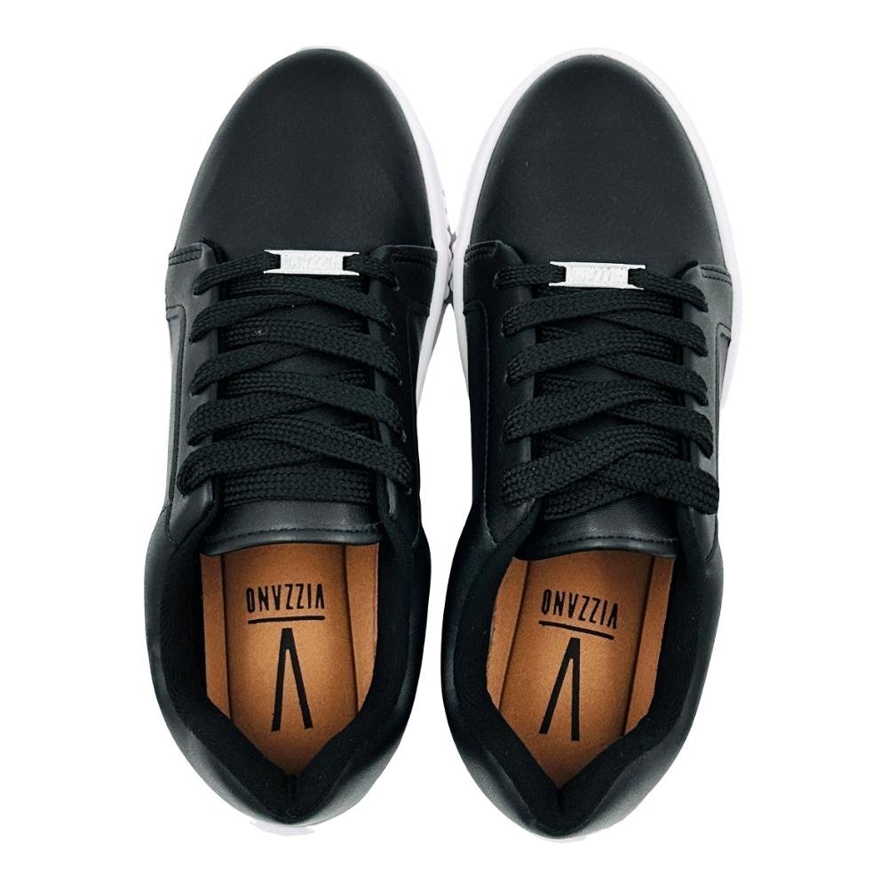Tênis Vizzano com Cadarço Casual Feminino Preto 4