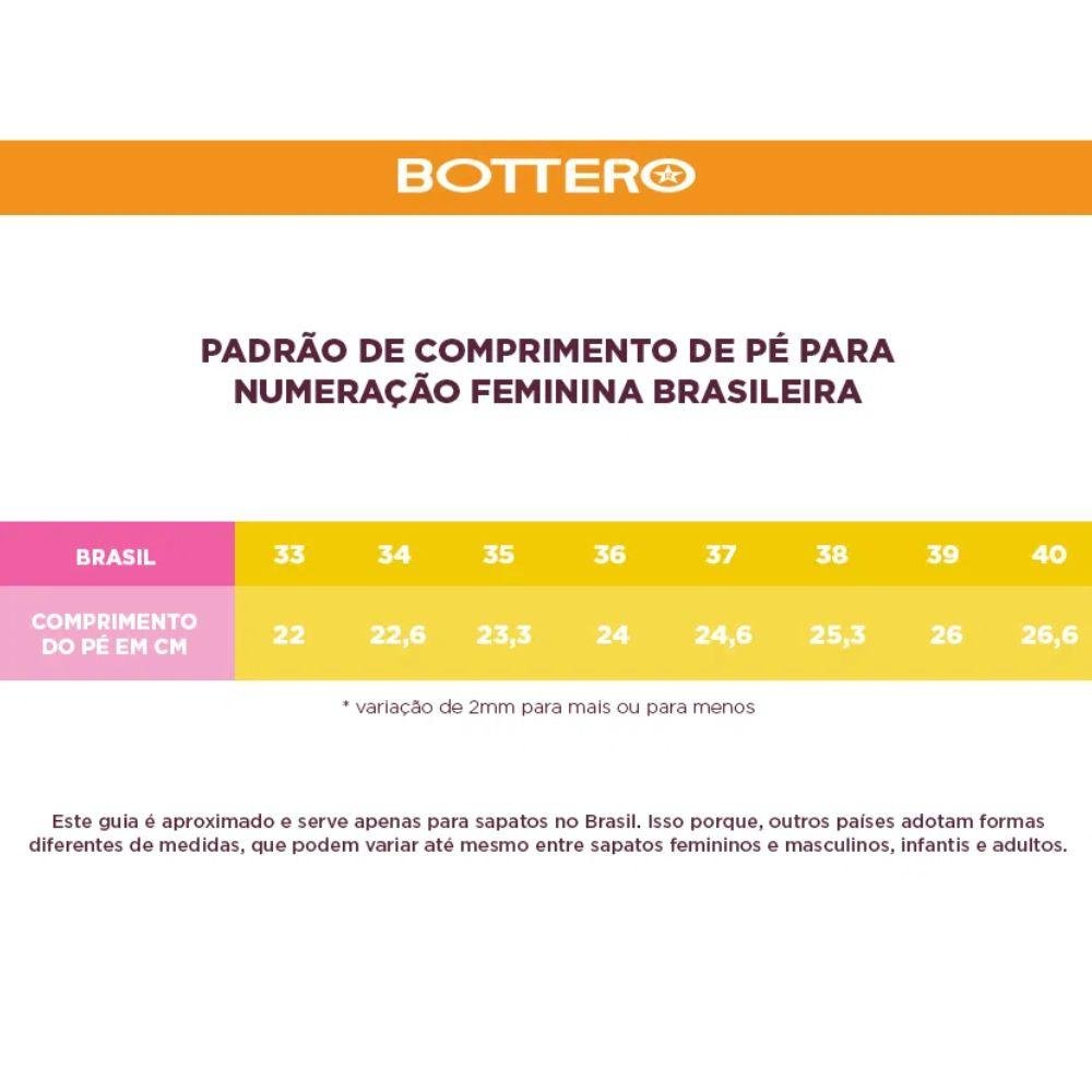Sapatilha Bottero FeBicoRedFem Preto 5