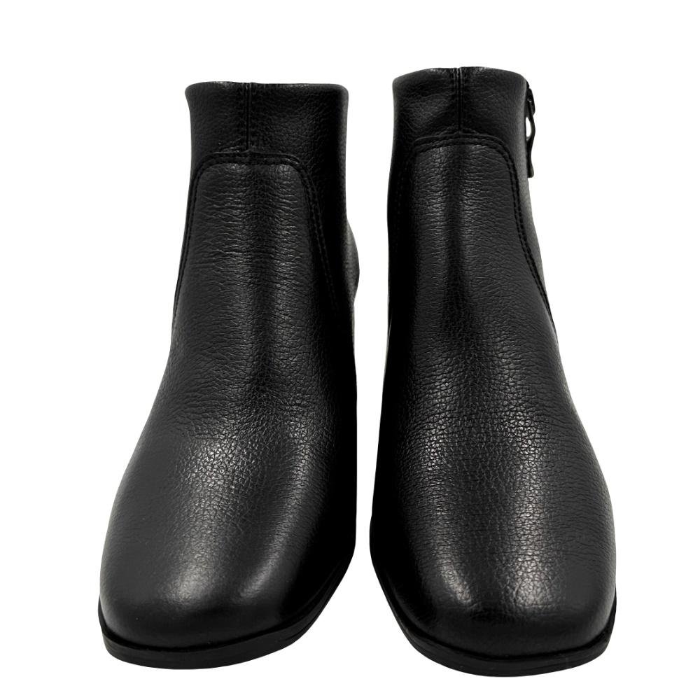 Bota Bottero Cano Curto Salto Médio Feminina Preto 4