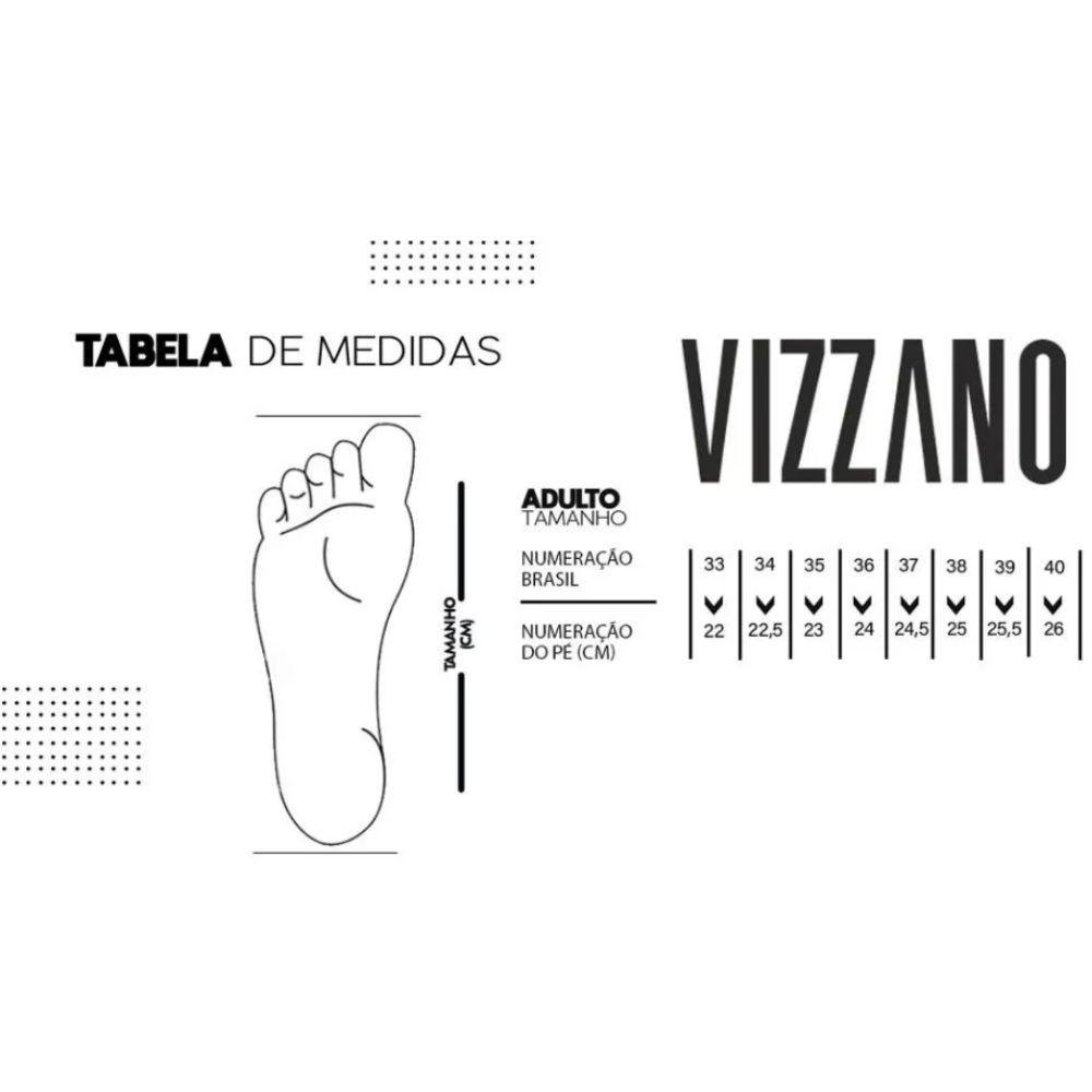 Bota Vizzano Cano Curto Salto Médio Feminina Preto 5