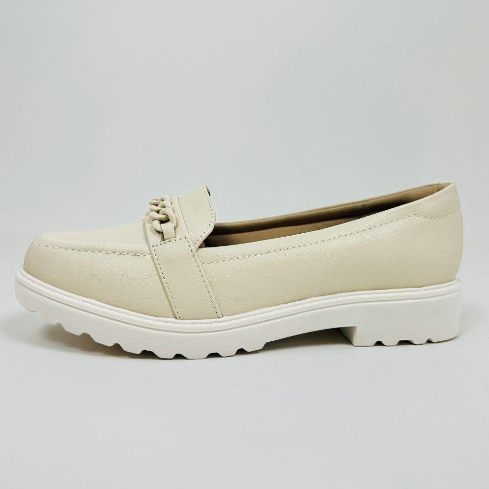 Sapato Modare Loafer Feminino Bege 2
