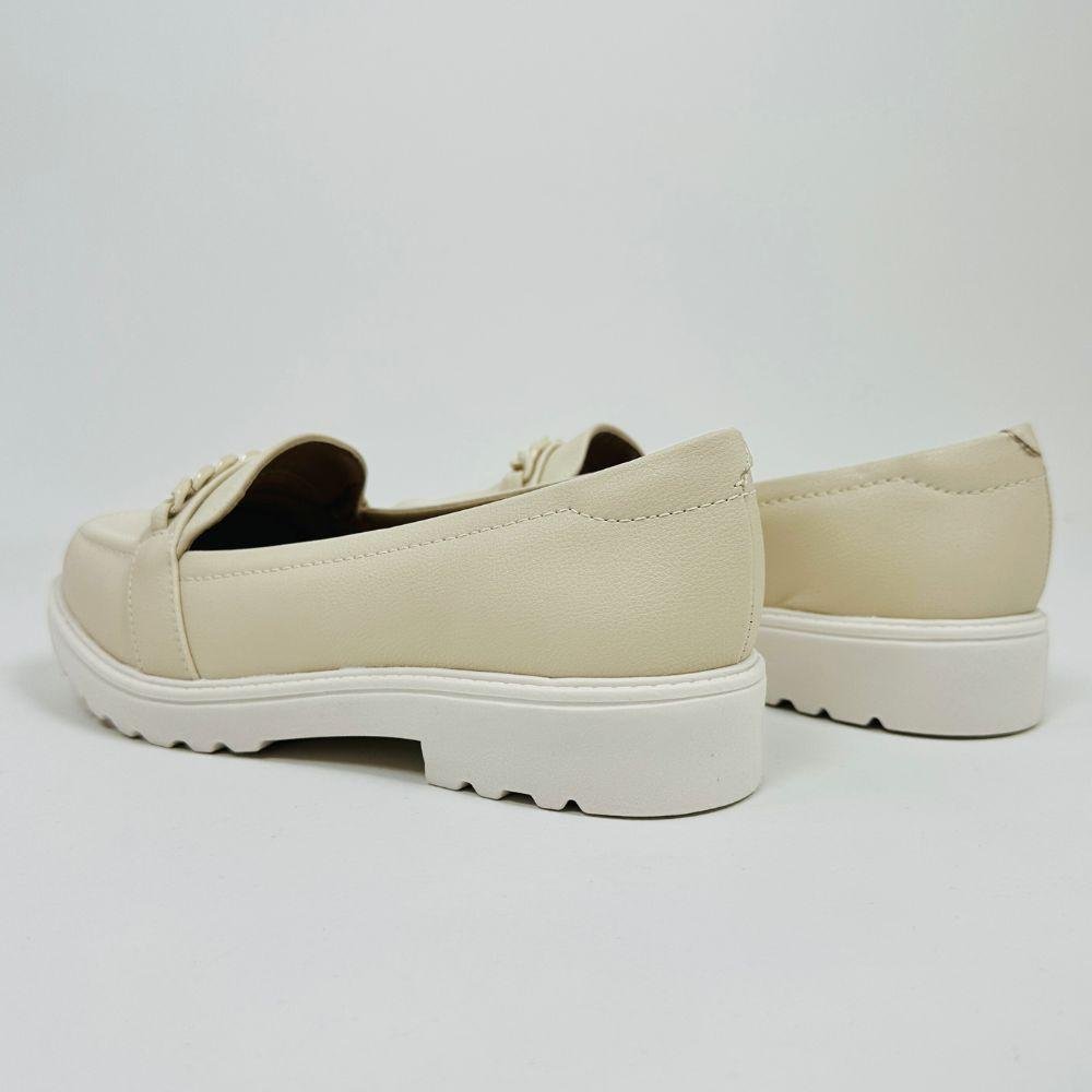 Sapato Modare Loafer Feminino Bege 3